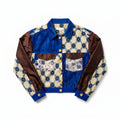 Amazigh Patchwork Jacket — Blue Edition - Tirfas