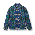 Berber Diamond Jacket — Blue & Green - Tirfas