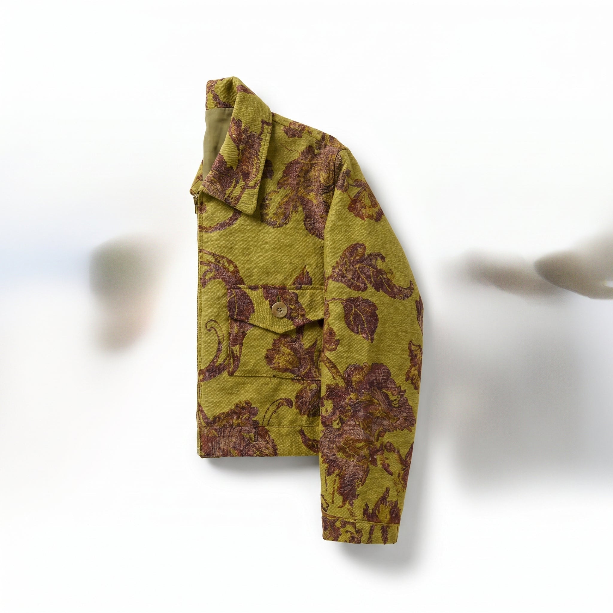 Saffron Botanical Jacket — Olive Edition - Tirfas