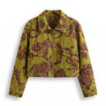 Saffron Botanical Jacket — Olive Edition - Tirfas
